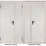 Противопожарная дверь 2200×1400 / серия FRM55351